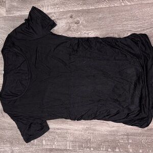 Black Short Sleeve MATERNITY T-Shirt
